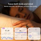 Smart Ring 1.0 for Men/Women, No Subsripition Fee, 7-8 Days Battery Life, HRV/Stress Monitoring/Sleep Track/Fitness for iOS and Android