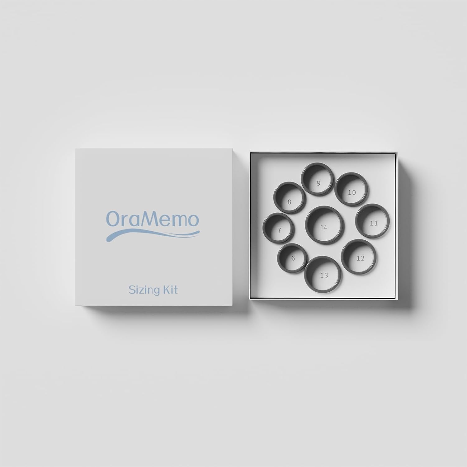 Sizing Kit 1.0, Size Before Buying the Smart Ring, 9 Sizes from Size 6-14, Only Accurate Measurement for Smart Ring 1.0