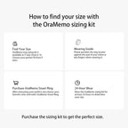 Sizing Kit 1.0, Size Before Buying the Smart Ring, 9 Sizes from Size 6-14, Only Accurate Measurement for Smart Ring 1.0