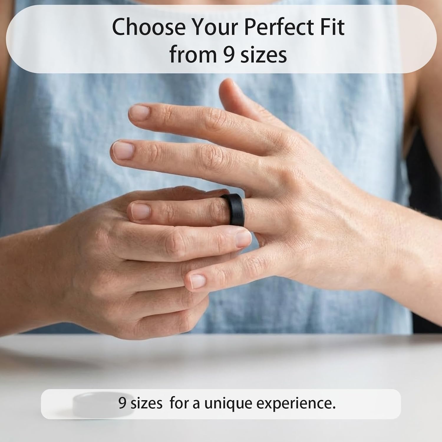 Sizing Kit 1.0, Size Before Buying the Smart Ring, 9 Sizes from Size 6-14, Only Accurate Measurement for Smart Ring 1.0