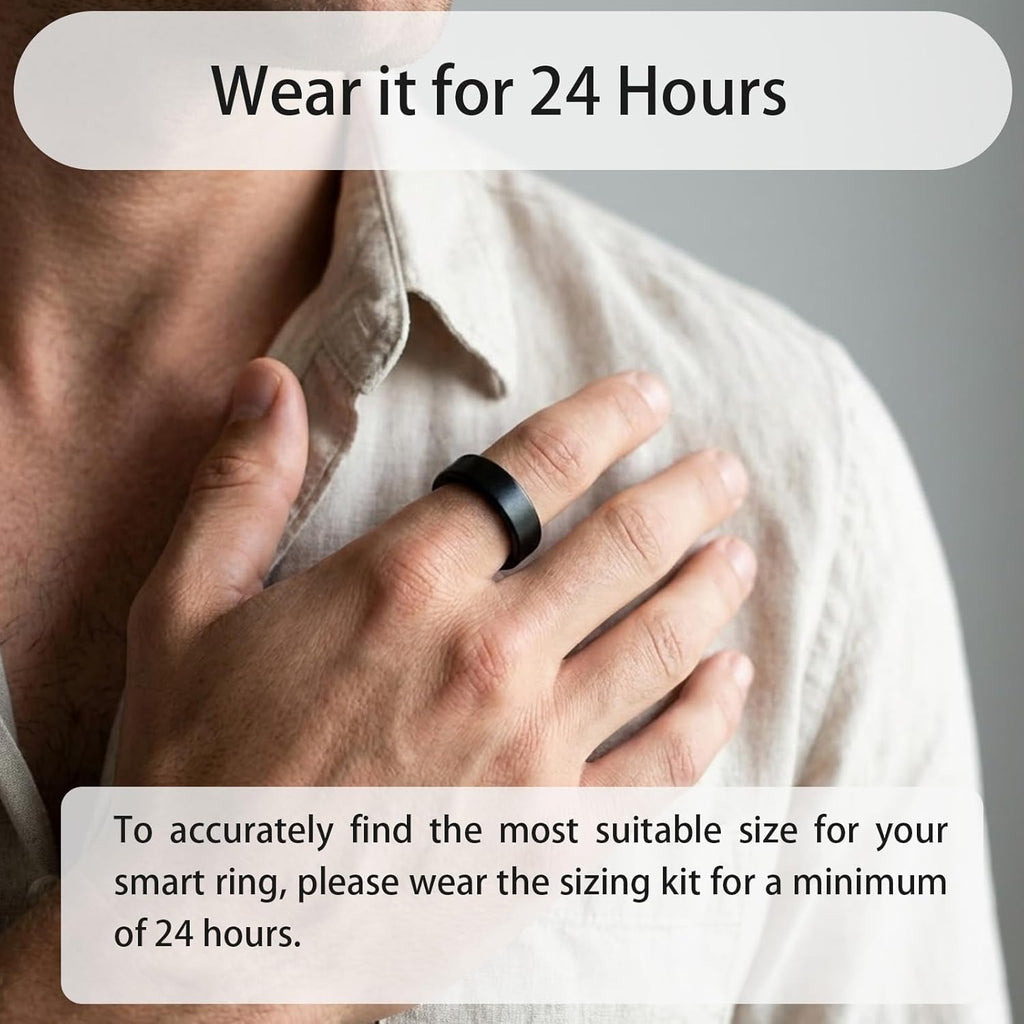 Sizing Kit 1.0, Size Before Buying the Smart Ring, 9 Sizes from Size 6-14, Only Accurate Measurement for Smart Ring 1.0